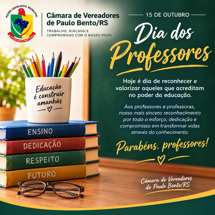 Feliz Dia dos Professores!